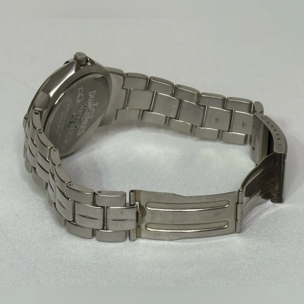Vintage Lee‎ Dungarees Men's Silver Wristwatch Patriotic Face
